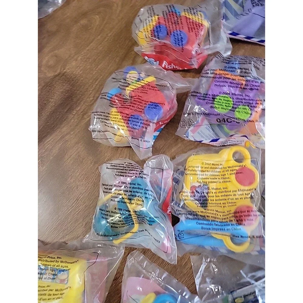 Vtg Toddler McDonalds Toy Fisher Price train little people etc.. 1990's 2003 Lot